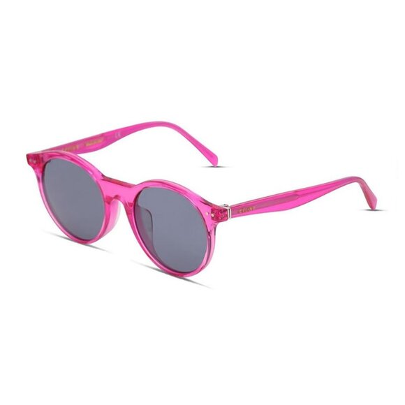NEW CELINE SUNGLASSES CL40010U 75V WOMEN PINK ROUND CL 40010U 75V - Picture 2 of 3